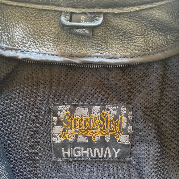 Street & Steel Leather Motorcycle Jacket - Picture 6 of 6